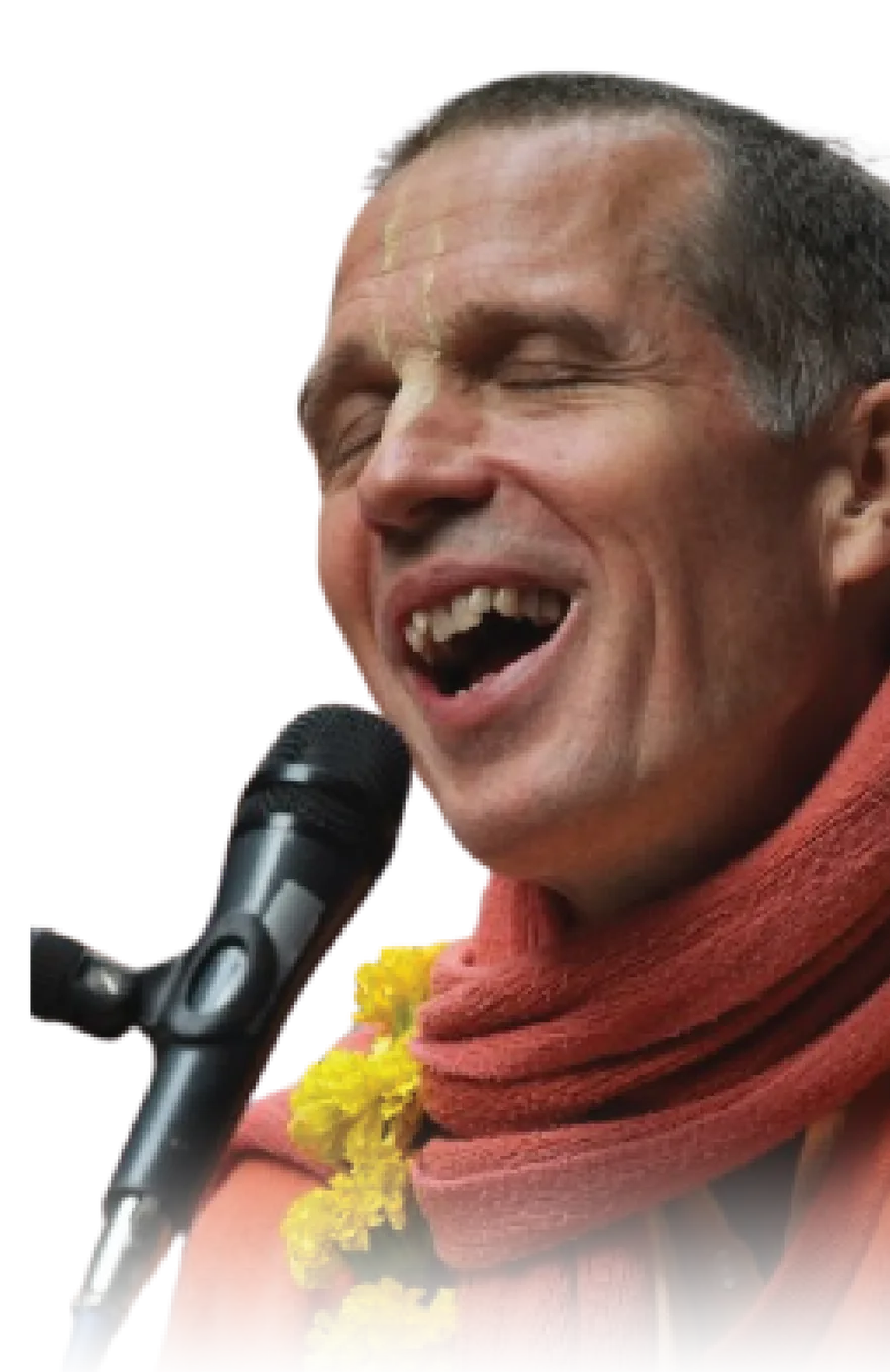 Sacinandana Swami singing kirtan